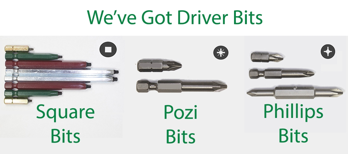 We Have Driver Bits